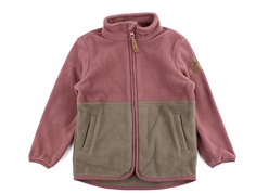 Mikk-line rose brown fleece jacket